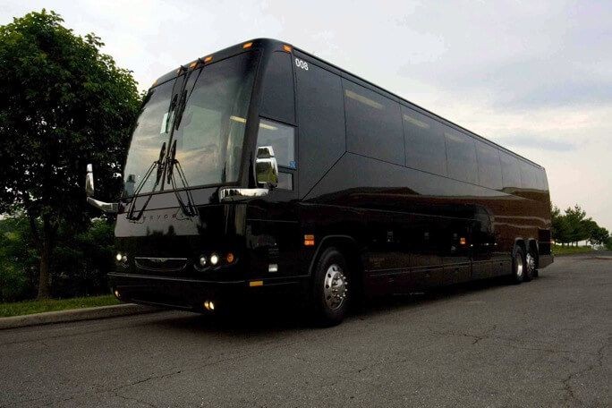 Executive bus, coach bus transportation 